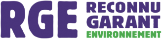 Logo du Label RGE (Reconnu Garant de l'Environnement) - PSR Énergie Solaire